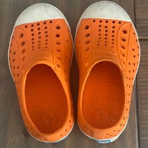 Toddler native shoes size 6c orange